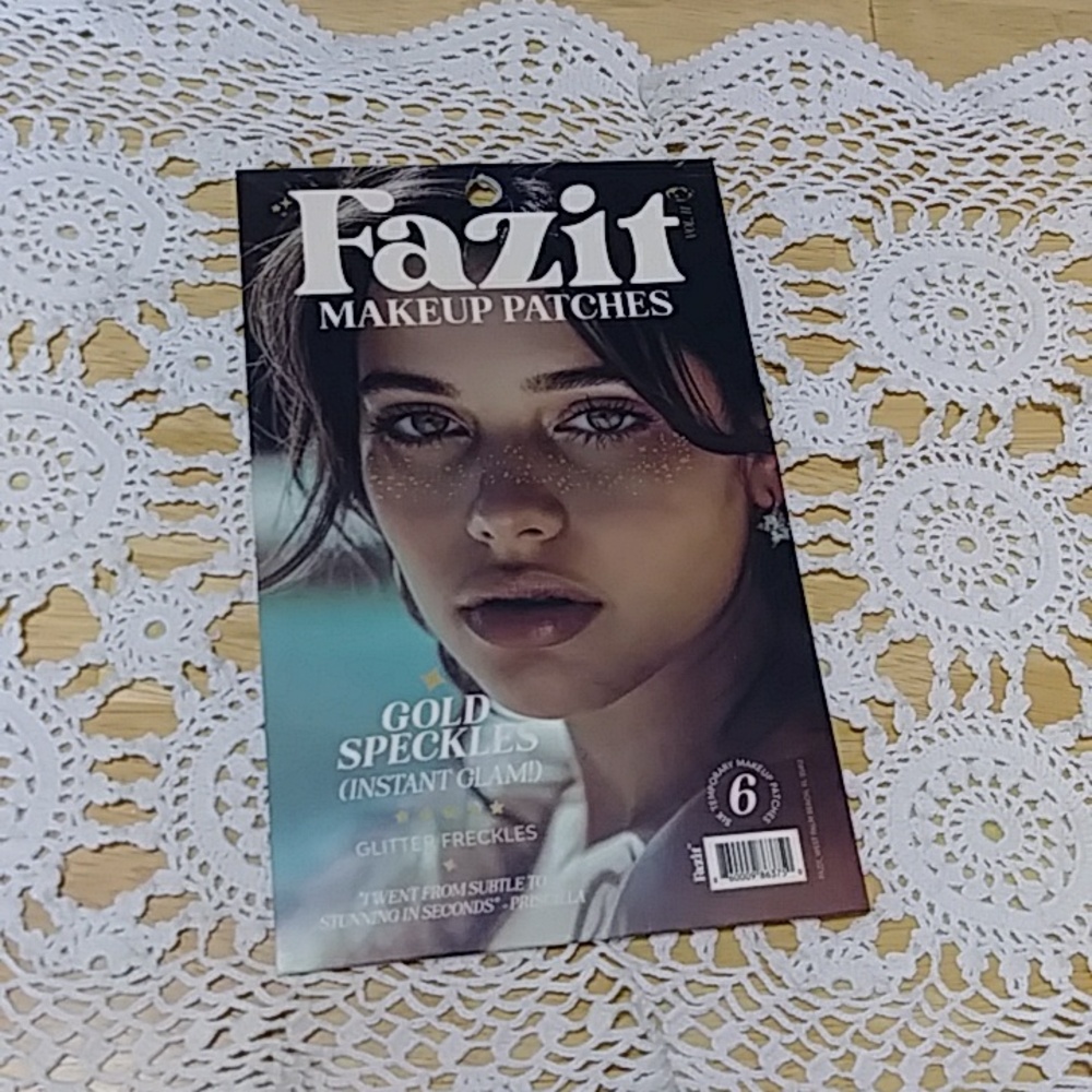 Glitter Makeup Patches - Speckles Collection, Fazit Gold Glitter Freckles